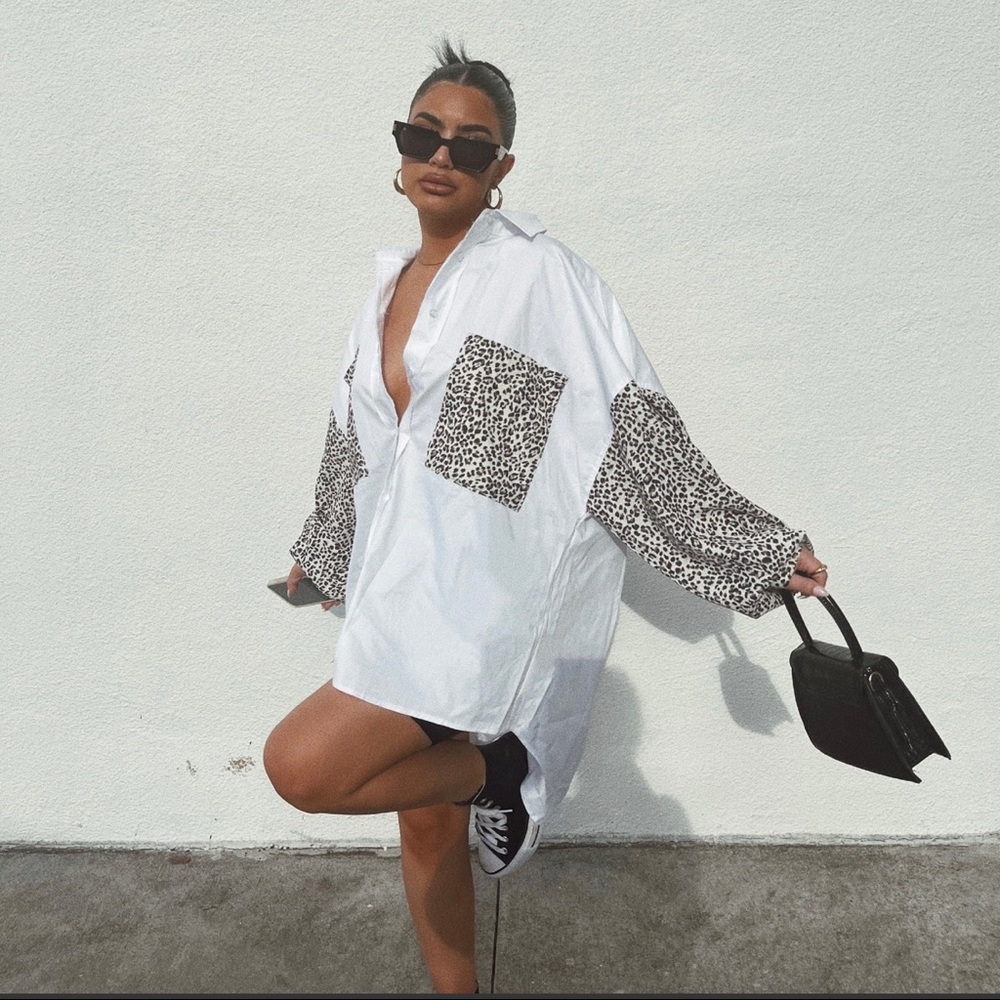 Leopard Oversized Shirt